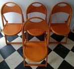 Vintage houten klapstoelen OTK., Ophalen