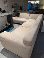 Gratis hoeksalon beige bouclé stof, Huis en Inrichting, Ophalen, Gebruikt, Stof, Modern, Scandinavisch