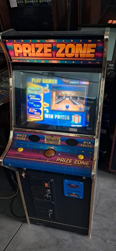 Prize zone arcade ZELDZAAM, Collections, Machines | Flipper (jeu), Comme neuf, Enlèvement ou Envoi