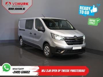 Renault Trafic 2.0 dCi 130 pk L2 BPM VRIJ! DC Dubbel Cabine, Auto's, Bedrijf, Te koop, 0 g/km, Renault