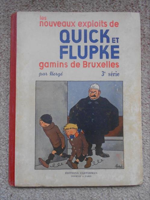 Quick et Flupke Gamins de Bruxelles - A18 -réimpression 1942, Livres, BD, Utilisé, Une BD, Enlèvement ou Envoi