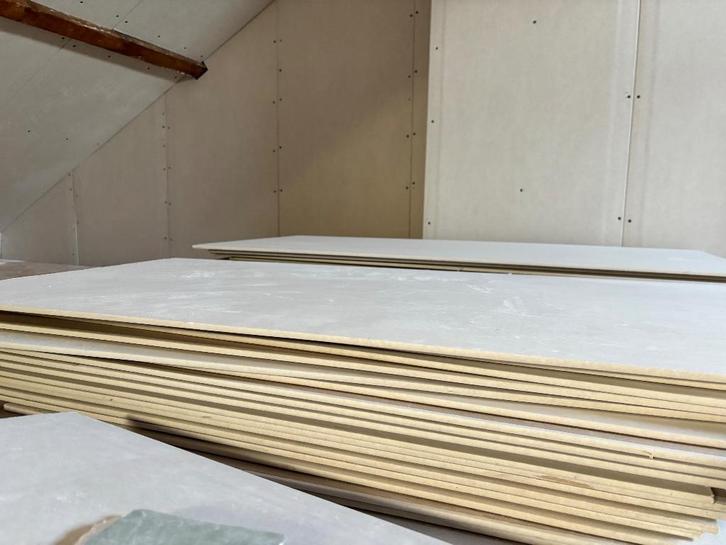 45 gipsplaten / gyproc 60 cm breed, Doe-het-zelf en Bouw, Platen en Panelen, Zo goed als nieuw, Overige materialen, Minder dan 20 mm