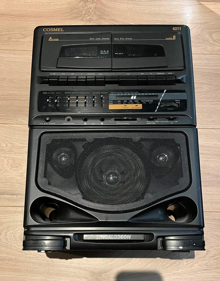 Cosmel - Bay Cassette Tape Karaoke muziekbox, Auto diversen, Autospeakers, Zo goed als nieuw, Ophalen