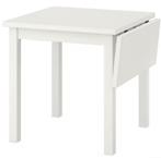 IKEA NORDVIKEN klaptafel – wit – 74/104x74 cm – in zeer goed, Ophalen, 100 tot 150 cm, Zo goed als nieuw, Minder dan 100 cm