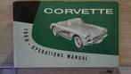 Manuel d'utilisation de la Chevrolet Corvette 1960 (UPS incl, Envoi