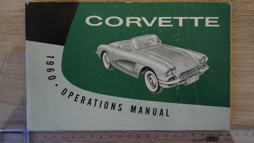 Manuel d'utilisation de la Chevrolet Corvette 1960 (UPS incl, Autos : Divers, Modes d'emploi & Notices d'utilisation, Envoi