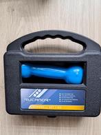 Set halters merk Rucanor 1kg kleur blauw, Ophalen of Verzenden, Zo goed als nieuw, Borst, Dumbbell