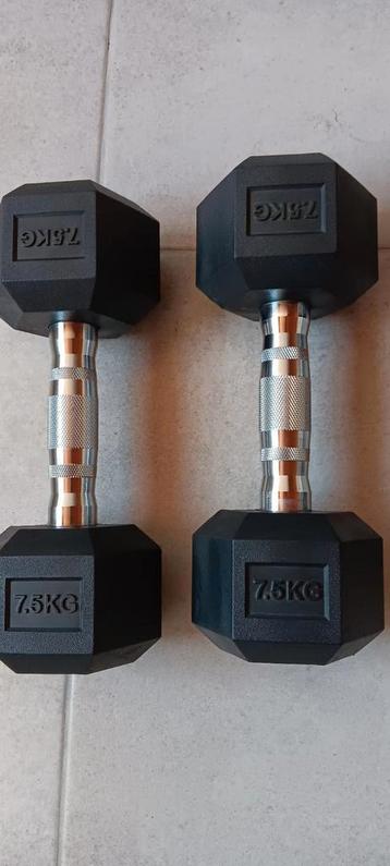 Dumbbell 2x 7,5kg beschikbaar voor biedingen