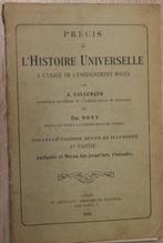 L'histoire universelle a l'usage de l'enseignement moyen - 1, Antiek en Kunst, Ophalen of Verzenden, Emile Dony