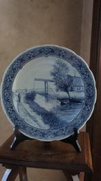 Delfts blauw bord Boch, Antiek en Kunst, Ophalen