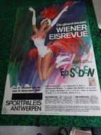 affiche Palais des sports Eisrevue Anvers, de 1967, Autres sujets/thèmes, Utilisé, Envoi