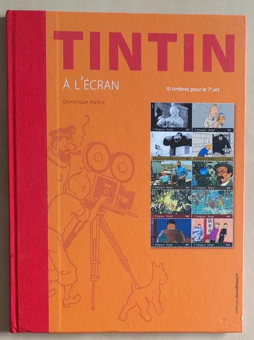 Année 2011 : Tintin à l'écran - Album timbres Tintin CBBD -, Postzegels en Munten, Postzegels | Europa | België, Gestempeld, Ophalen of Verzenden
