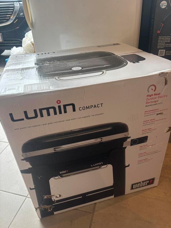 Weber Lumin Compact met onderstel, Tuin en Terras, Elektrische barbecues, Nieuw, Ophalen