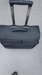 Reistas trolley 2wielen en telescopisch handvat., Ophalen, Uitschuifbare handgreep, 30 cm of meer, Zwart
