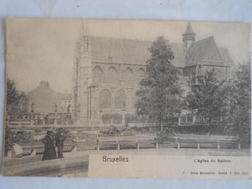 Onze-Lieve-Vrouw-van-de-Zavelkerk, Brussel, omstreeks 1900 beschikbaar voor biedingen