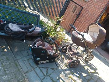 Kinderwagenset met autostoel, Kinderen en Baby's, Ophalen, Zo goed als nieuw, Kinderwagen