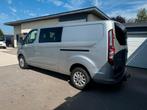 FORD TRANSIT CUSTOM * LIMITED * DUB CAB * L2 * 170PK, Auto's, Testrit aan huis, Stof, 4 cilinders, 2500 kg