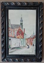 Lier begijnhof Frans Gooris 1879-1938 44cmx30cm, Antiek en Kunst, Ophalen of Verzenden