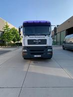 Container Vrachtwagen met autolaadkraan, Auto's, Automaat, Achterwielaandrijving, MAN, Wit