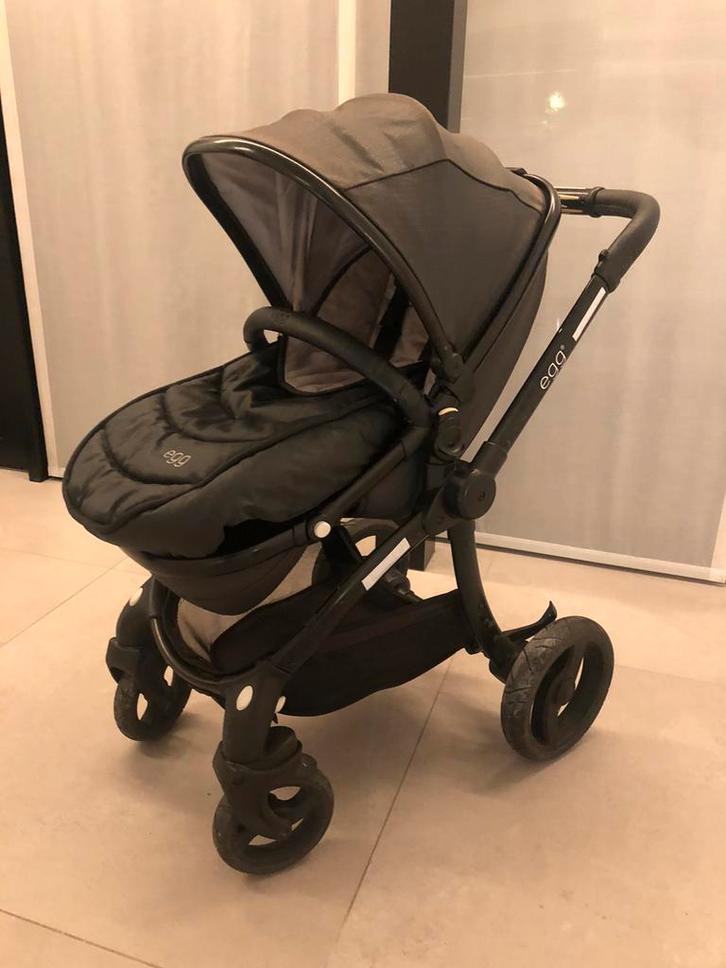 Egg stroller zwart (gebruikt), Kinderen en Baby's, Buggy's, Gebruikt, Overige merken, Ophalen