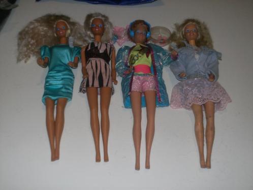 Barbie poppen Mattel 1966-4 stuks, Verzamelen, Poppen, Gebruikt, Pop, Ophalen