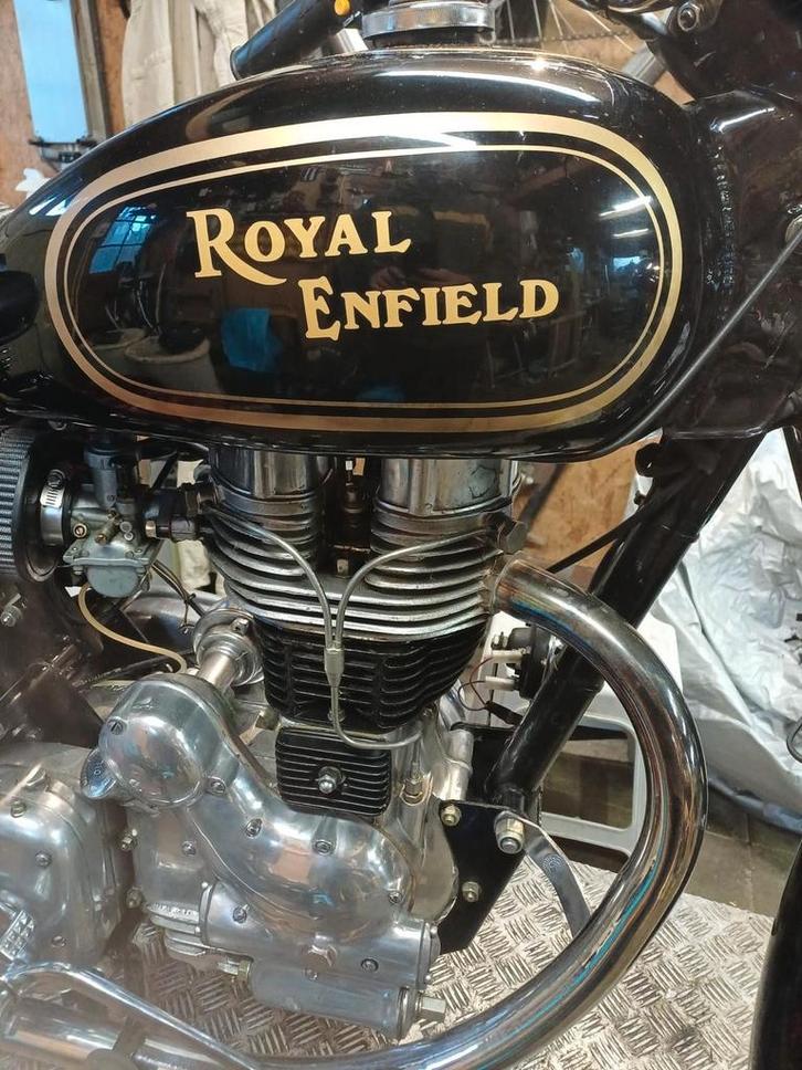 Royal Enfield Bullet uit 1976, gerestaureerd., Motoren, Onderdelen | Oldtimers, Ophalen