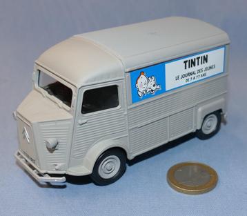 Nex Welly 1/43 : Citroën HY Journa Tintin 60 chromo's Rizzla beschikbaar voor biedingen