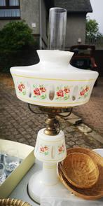 Mooie opaline lamp, fijn gedecoreerd, Huis en Inrichting, Ophalen, Zo goed als nieuw