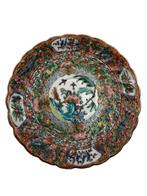 Paar gedraaide Canton China kopjes en schotels, Ophalen of Verzenden