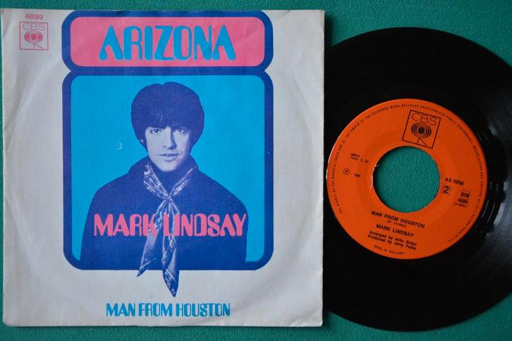 Mark Lindsay - Arizona - i - single en vinyle (1969), CD & DVD, Vinyles Singles, Utilisé, Single, R&B et Soul, 7 pouces, Enlèvement ou Envoi