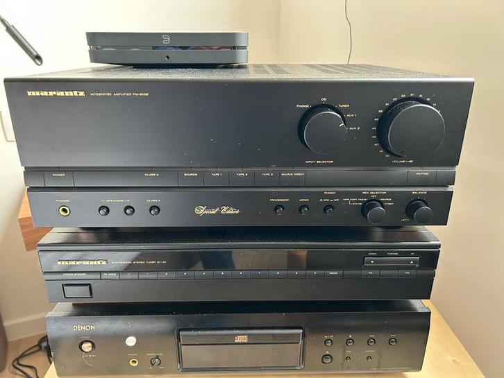 Hifi installatieMarantz pm80-se,T40, BNS Sound3, streamer, Audio, Tv en Foto, Stereoketens, Refurbished, Ophalen