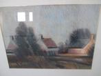 schilderij 'huizen' van Marcel Cockx, Antiek en Kunst, Ophalen