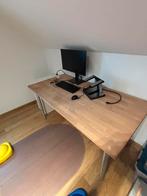 Bureau met toebehoren, scherm, tafel, toetsenbord, kast, Ophalen, Zo goed als nieuw, Bureau