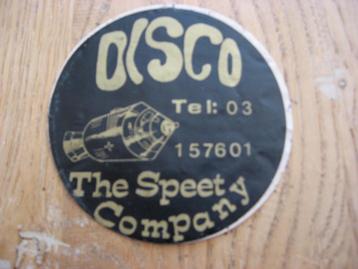 Sticker Disco The Speet Company 7,5 cm beschikbaar voor biedingen