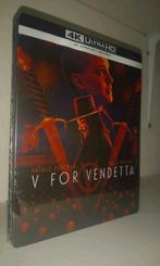 V for vendetta 4k steelbook, Cd's en Dvd's, Blu-ray, Ophalen of Verzenden, Zo goed als nieuw