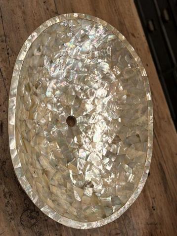 Mother of pearls wasbak parelmoer waskom beschikbaar voor biedingen