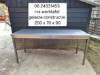 Rvs werktafel topstaat, Ophalen, Zo goed als nieuw