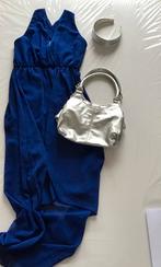 Verkleed jurkje met sleep , tas en diadeem, Ophalen of Verzenden, Zo goed als nieuw