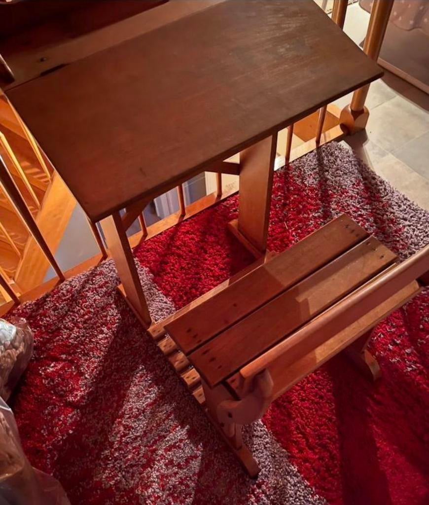 Bureau enfant Vintage bois, Enlèvement, Utilisé, Vintage