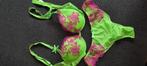 lingerie BH slip set sexy 75B groen roze, Kleding | Dames, Ondergoed en Lingerie, Verzenden, Groen, BH