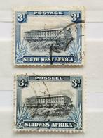 Suidwes / South Afrika 1931 - regeringsgebouw Windhoek, Ophalen of Verzenden, Gestempeld