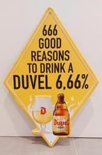 Duvel 666 reclame bord, Verzamelen, Ophalen of Verzenden