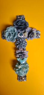 Deco croix fleur oeil, Enlèvement ou Envoi, Neuf