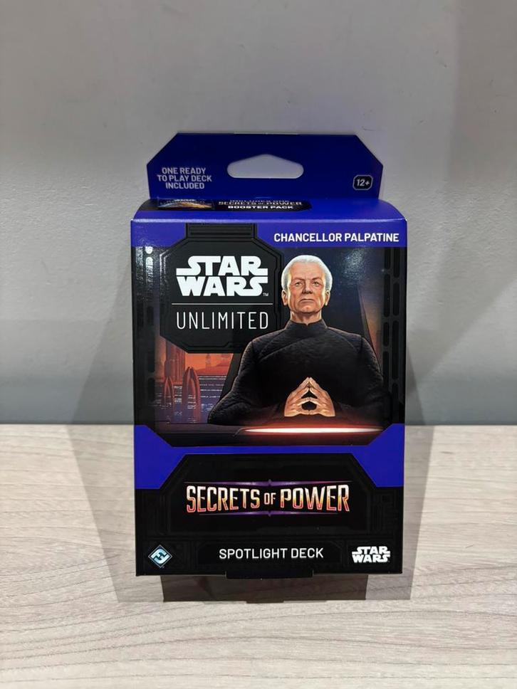 Star Wars Secrets of Power Chancellor Palpatine deck, Hobby en Vrije tijd, Verzamelkaartspellen | Overige, Zo goed als nieuw, Ophalen of Verzenden