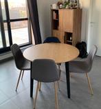 Set van tafel en 4 stoelen, Huis en Inrichting, Tafels | Eettafels, Ophalen, Zo goed als nieuw