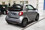 Smart Fortwo Cabrio 0.9 Turbo Prime DCT - NAVI / BLUETOOTH /, Autos, Smart, Cuir, Argent ou Gris, Euro 6, Entreprise