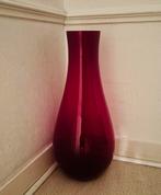 Glazen vaas met een hoogte van 1 m Deco, Huis en Inrichting, Woonaccessoires | Vazen, Ophalen, Zo goed als nieuw, Glas