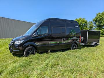 Mercedes Sprinter Camper 2022 Hymer Free S600, Caravans en Kamperen, Mobilhomes, Bus-model, Bedrijf, Diesel, Hymer