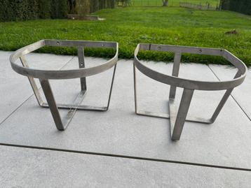 Emmerhouder voor drink- & eetbakken voor dieren - Inox - beschikbaar voor biedingen