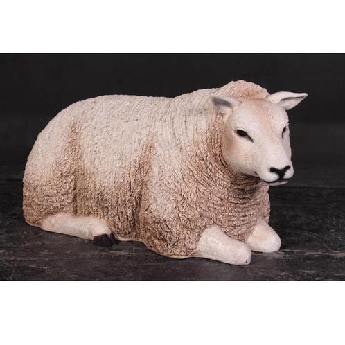 Texelaar Lying Down Light – Schaap beeld Lengte 102 cm, Verzamelen, Dierenverzamelingen, Nieuw, Ophalen